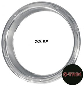 22.5" Stainless Steel Rear Trim Ring (Pair)