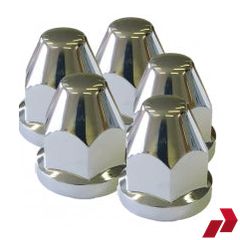 27mm Chrome ABS Nut Caps