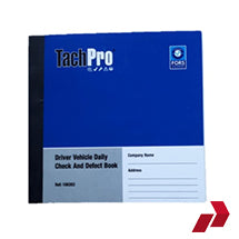 50 page Duplicate Vehicle Daily Check & Defect Book