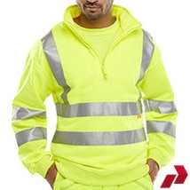Hi-Vis Zipped Sweatshirt