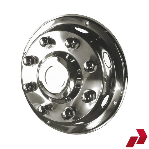 19.5" Super Deluxe Style Wheel Trims on a white background