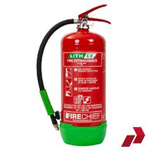 6 Litre Lithium-Ex Fire Extinguisher