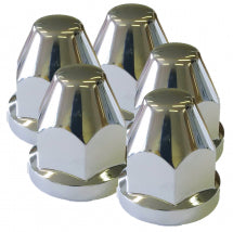 27mm Chrome ABS Nut Caps (Pack of 6)