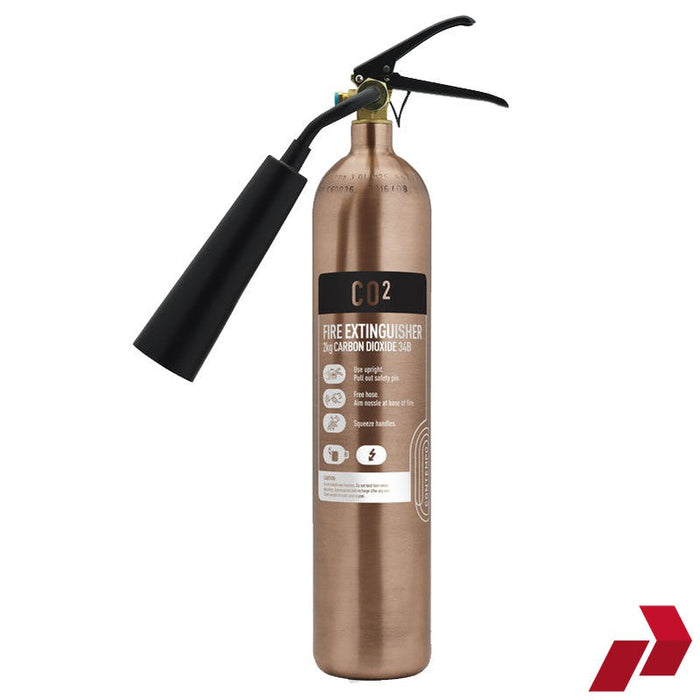 2kg Copper CO2 Fire Extinguisher