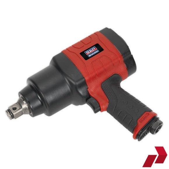 3/4" Square Drive Composite Air Impact Wrench Twin Hammer