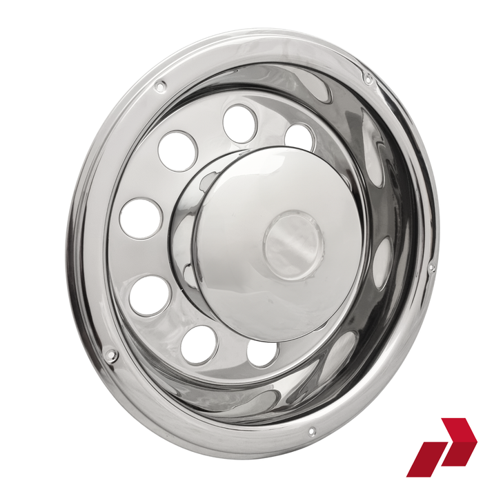 22.5" Stainless Steel Deep Scandinavian Style Rear Wheel Liners (Pair)