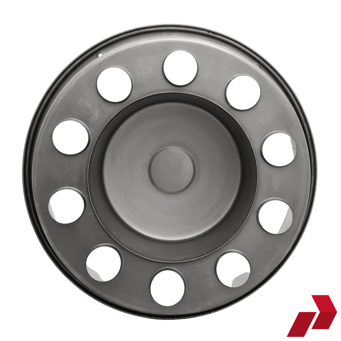 22.5" Stainless Steel Deep Scandinavian Style Rear Wheel Liners (Pair)