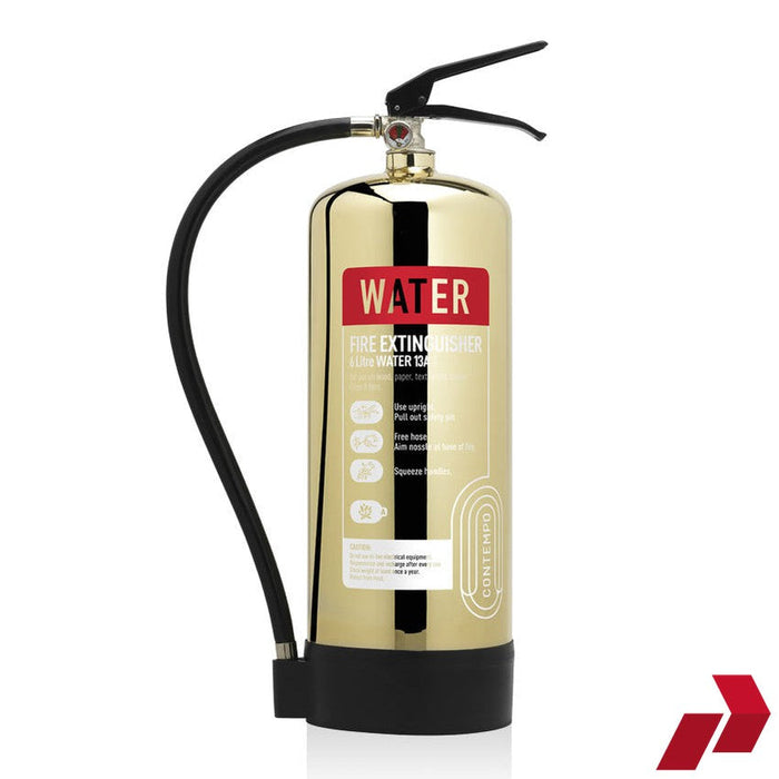 6 Litre Gold Water Fire Extinguisher