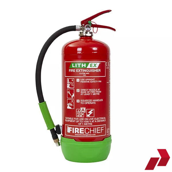 6 Litre Lithium-Ex Fire Extinguisher