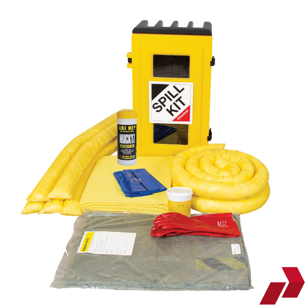 80L Chemical Spill Kit with Hinged Door Box — Parma Group