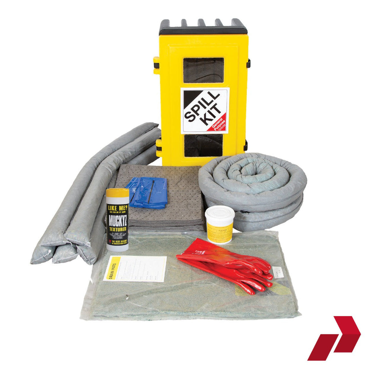 80L General Purpose Spill Kit with Hinged Door Box — Parma Group