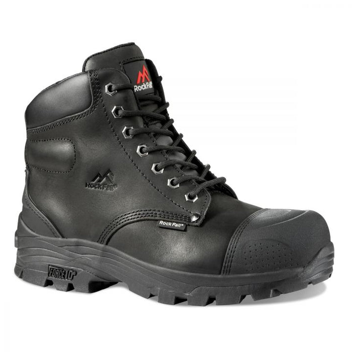 Rockfall Ebonite RF Safety Boot with Force 10 Scuff Cap