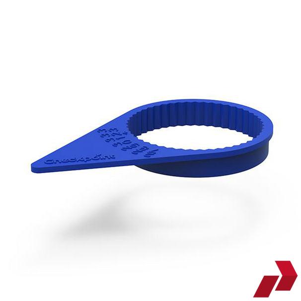 Blue Checkpoint Wheel Nut Indicator (32-33mm)