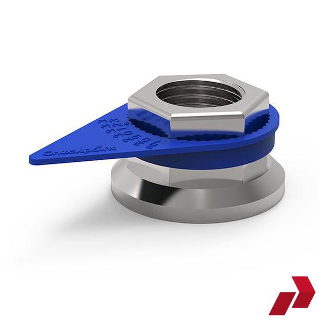 Blue Checkpoint Wheel Nut Indicator (32-33mm)