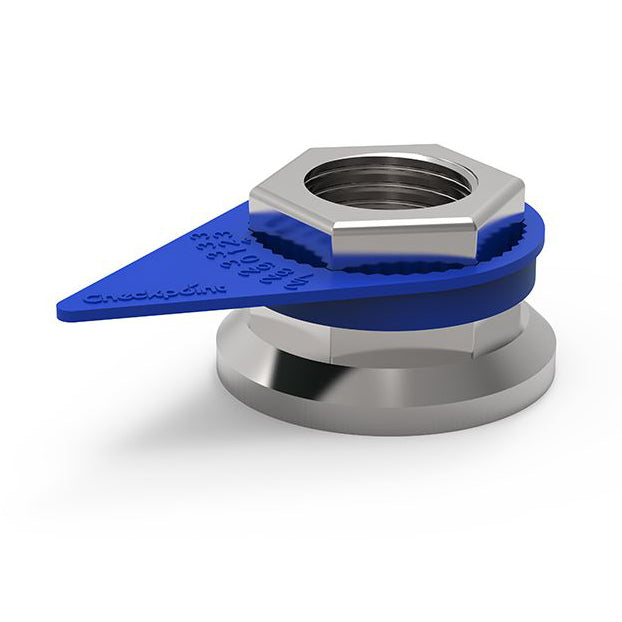 Blue Checkpoint Wheel Nut Indicator (32-33mm)