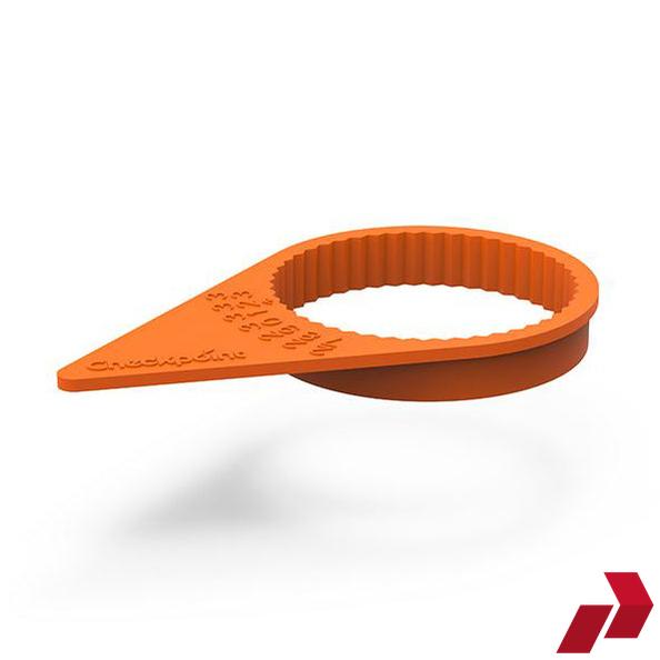 Orange Checkpoint Wheel Nut Indicator (32mm)