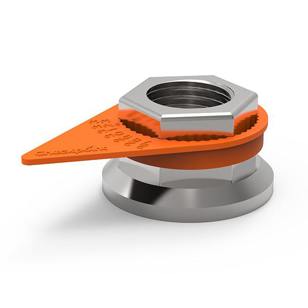 Orange Checkpoint Wheel Nut Indicator (32mm)