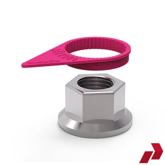 Pink Checkpoint Wheel Nut Indicator (32-33mm)