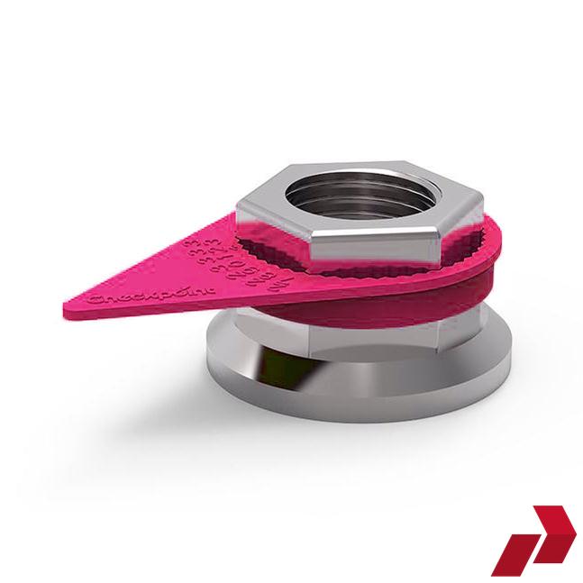 Pink Checkpoint Wheel Nut Indicator (32-33mm)