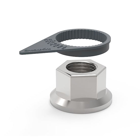 Silver Grey Checkpoint Wheel Nut Indicator (32-33mm)