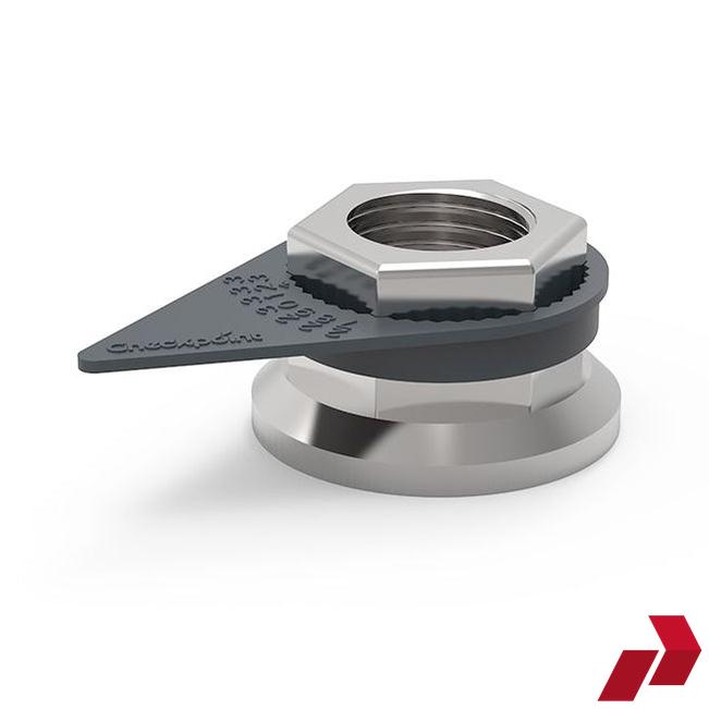 Silver Grey Checkpoint Wheel Nut Indicator (32-33mm)