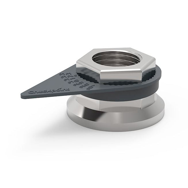 Silver Grey Checkpoint Wheel Nut Indicator (32-33mm)