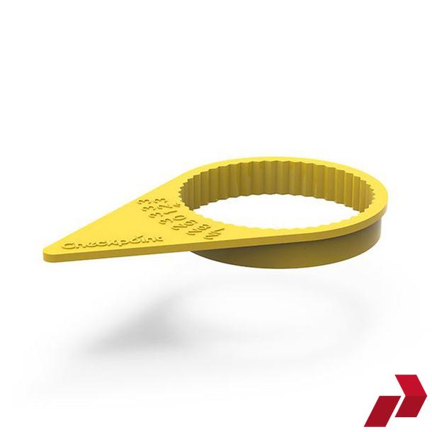 Solid Yellow Checkpoint Wheel Nut Indicator (19-41mm)