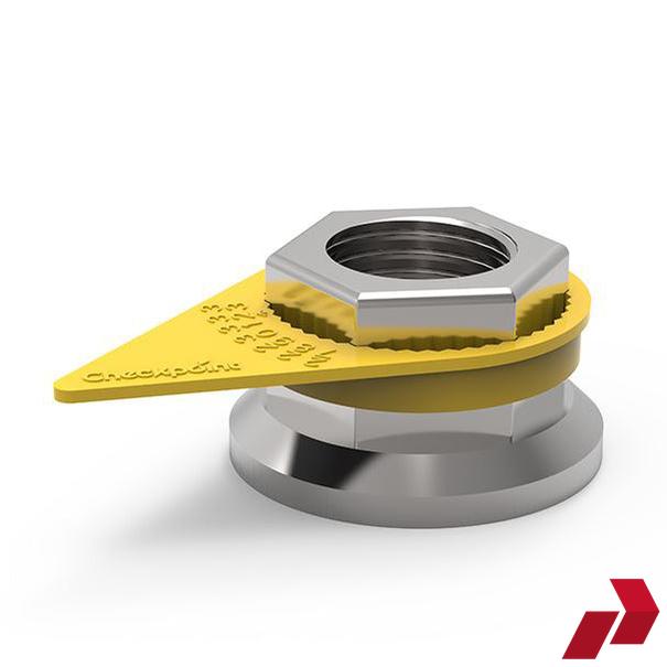Solid Yellow Checkpoint Wheel Nut Indicator (19-41mm)