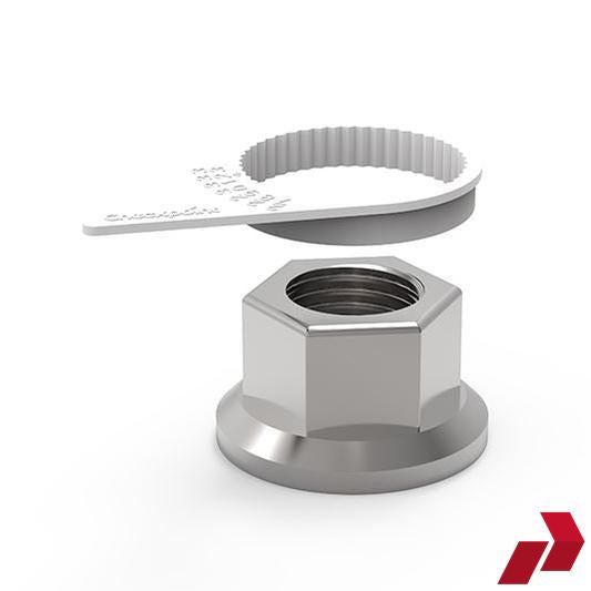 White Checkpoint Wheel Nut Indicator (33mm)