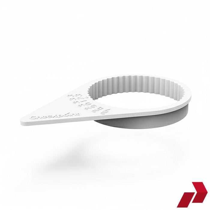 White Checkpoint Wheel Nut Indicator (33mm)
