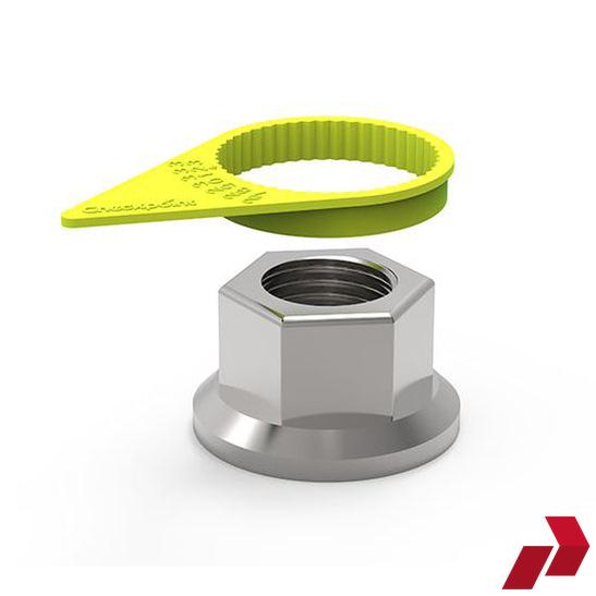 Yellow Checkpoint Wheel Nut Indicator (17-42mm)