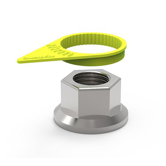 Yellow High Temperature Checkpoint Wheel Nut Indicator (30-33mm)