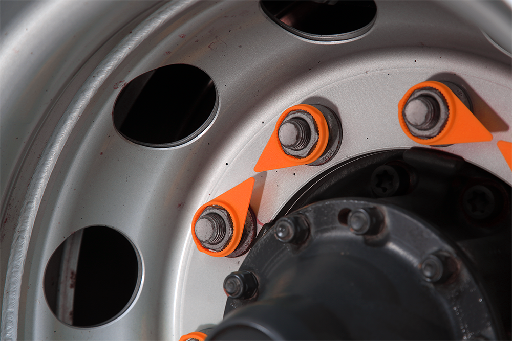 Orange Checkpoint Wheel Nut Indicator (32mm)