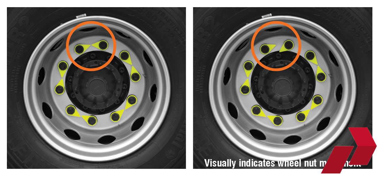 Yellow Checkpoint Wheel Nut Indicator (17-42mm)