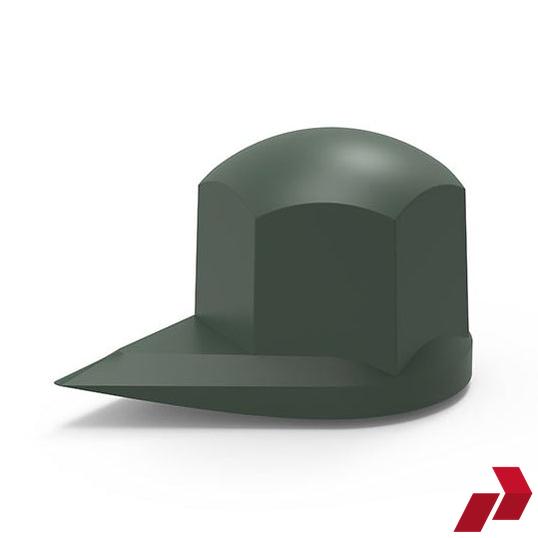 Olive Grey Short Reach Dustite Wheel Nut Indicator (32-33mm)