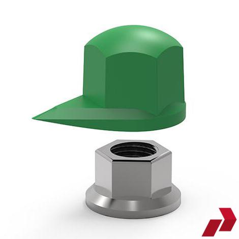 Green Short Reach Dustite Wheel Nut Indicator (32-33mm)