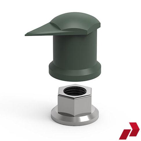 Olive Grey Long Reach Dustite Wheel Nut Indicator (32-33mm)