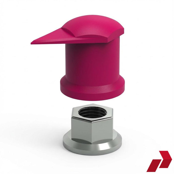 Pink Long Reach Dustite Wheel Nut Indicator (32-33mm)