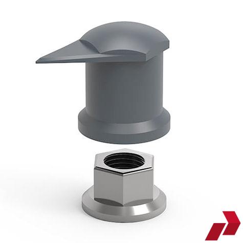 Grey Long Reach Dustite Wheel Nut Indicator (30-33mm)