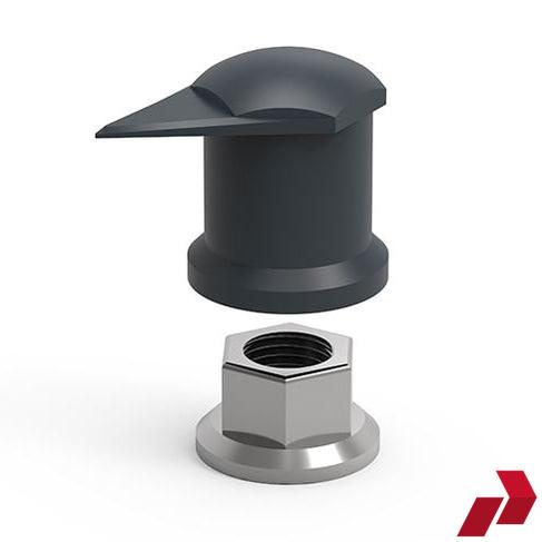 Silver Grey Long Reach Dustite Wheel Nut Indicator (19-33mm)