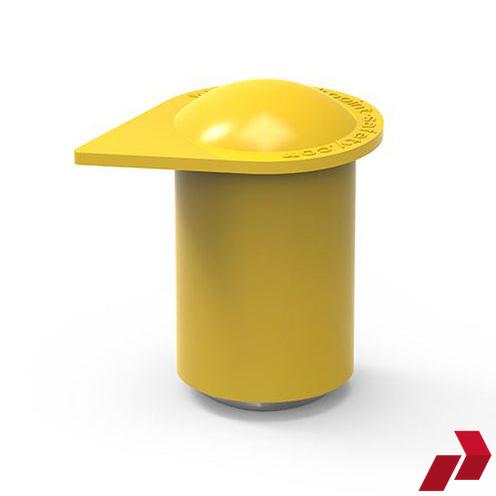 Solid Yellow Long Reach Dustite Wheel Nut Indicator (17-33mm)