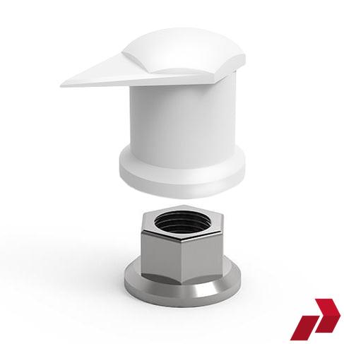 White Long Reach Dustite Wheel Nut Indicator (32-33mm)
