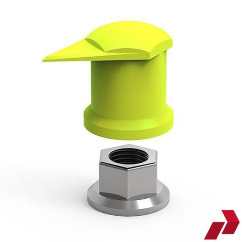Yellow Long Reach Dustite Wheel Nut Indicator (17-41mm)