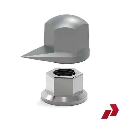 Silver Grey Dustite Wheel Nut Indicator (32mm)