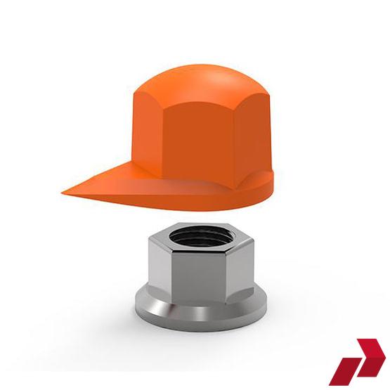 Orange Dustite Wheel Nut Indicator (32mm)