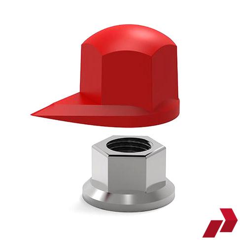 Red Dustite Wheel Nut Indicator (30-33mm)