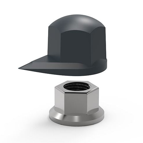 Silver Grey Short Reach Dustite Wheel Nut Indicator (32-33mm)