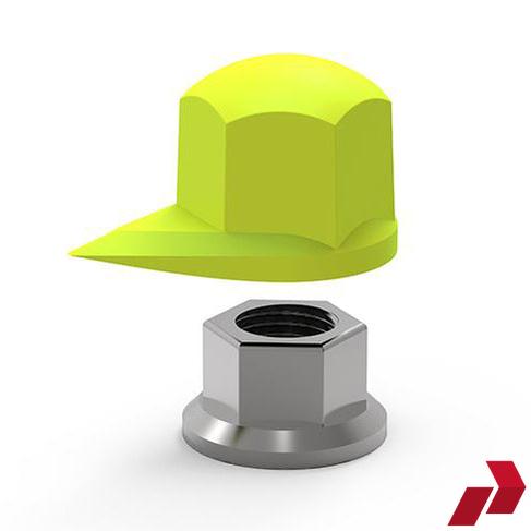 Yellow Dustite Wheel Nut Indicator (27-33mm)