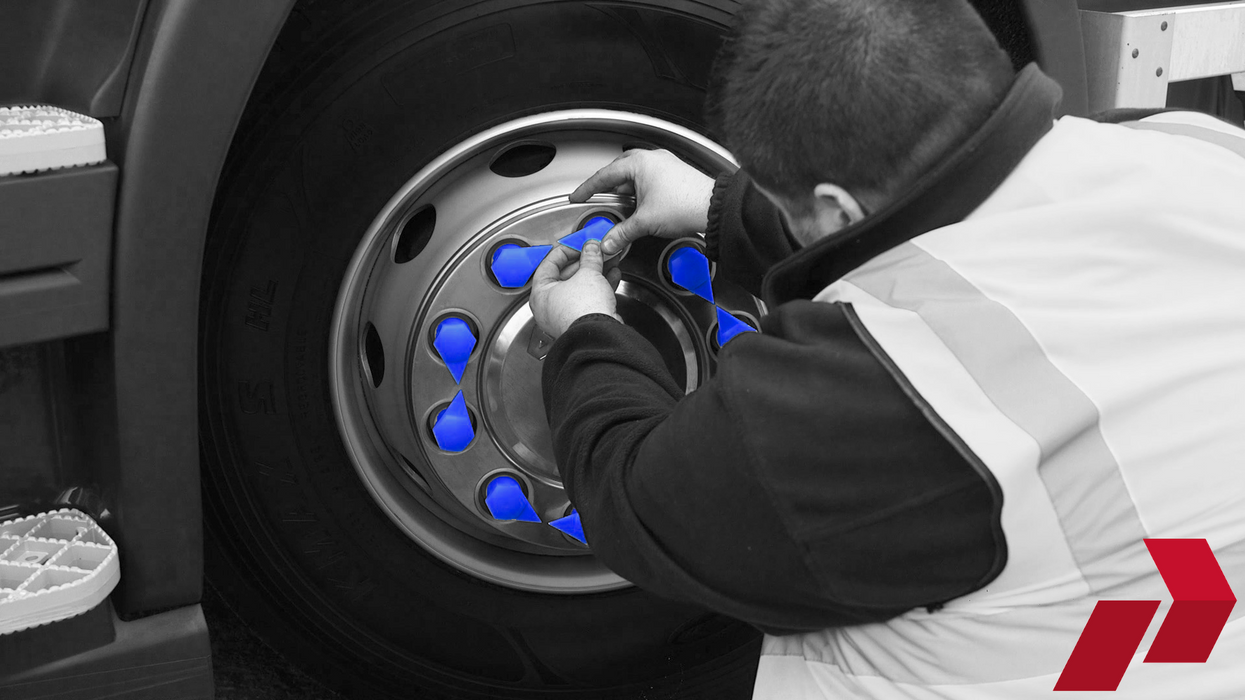 Blue Long Reach Dustite Wheel Nut Indicator (27-33mm)