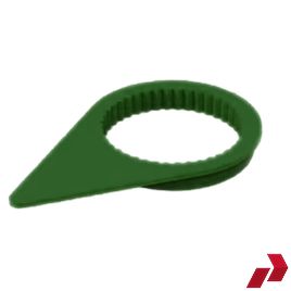 Green Wheel Nut Indicator (33mm) (Bag of 100)